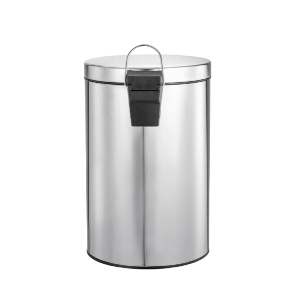 Lixeira Inox com Pedal e balde 20 litros