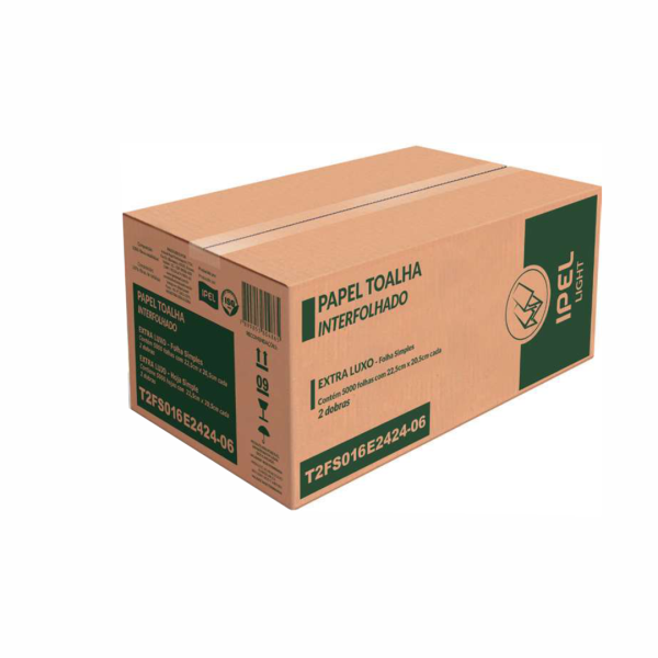 Papel Toalha Interfolha Folha Simples Extra Luxo