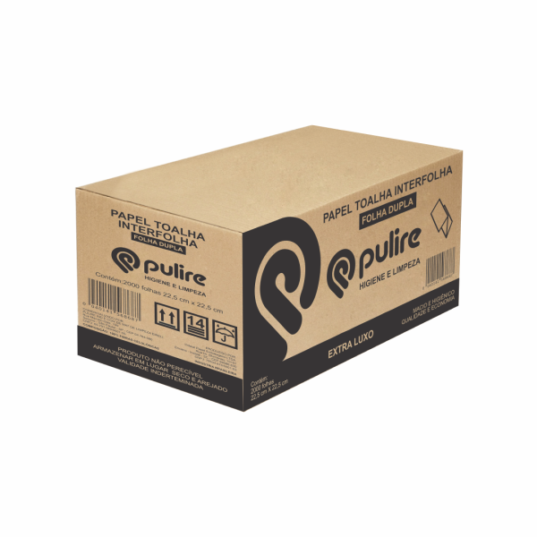Papel Toalha Interfolha Folha Dupla Extra Luxo