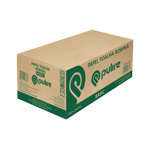 Papel Toalha Bobina 6x200m