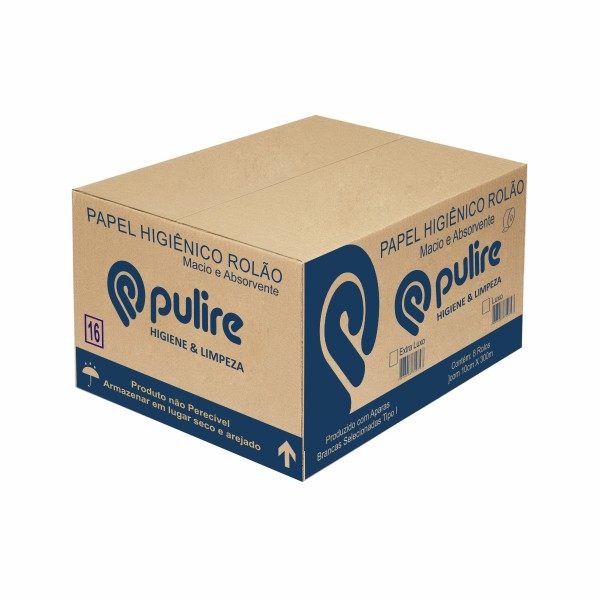 Papel Higiênico Extra Luxo Rolão - 8x300